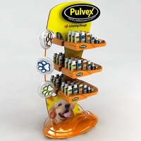 Support d'affichage en carton pour nourriture pour chiens, nouveau design d'usine, support d'affichage en carton pour sol, présentoirs, palette, présentoir pour nourriture pour chats