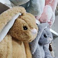 Peluche Lapin Super Douce pour Pâques, Jouet Réconfortant pour Impression par Transfert Thermique, Personnalisation Logo Nom Polyester Coton PP