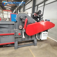 Broyeur de déchets de bois industriel, déchiqueteuse de bois robuste pour le recyclage du bois et la production de carburant