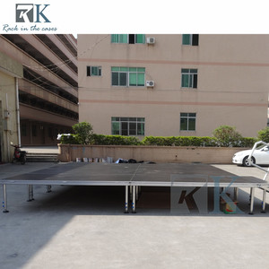 Escenario Portátil para Eventos, de Aluminio, 1x2m, con Patas Ajustables, para Conciertos y Bodas - Product Image 5