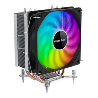 Ventilateur de refroidissement d'unité centrale de PC PWM ARGB 4 caloducs OEM le plus populaire pour l'application de processeur LGA1851/1700/1200/115X/775