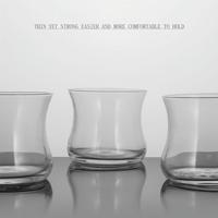 Harga Grosir Produsen Logo Kustom Kualitas Tahan Lama Mini Bebas Timbal 230ml Gelas Es Kopi Whisky Brandy untuk Penggunaan Kafe Bar
