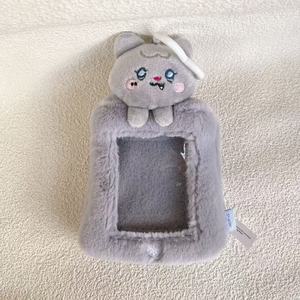 Porte-cartes en peluche douce brodé 3D KPOP Idle avec porte-clés MIYEON YUQI <span class=keywords><strong>Soyeon</strong></span> Shuhua MINNIE et étui de protection pour photos - Product Image 5