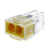 Bloc de jonction rapide à 2-8 trous pour câblage rigide 50A 400V, boîtier transparent en PC, connecteur de câblage pour bâtiment
