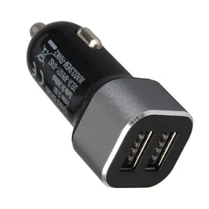 <span class=keywords><strong>Chargeur</strong></span> de téléphone double USB pour voiture 5V 2.4A 2 ports <span class=keywords><strong>Chargeur</strong></span> <span class=keywords><strong>rapide</strong></span> Adaptateur allume-cigare 12V 24V pour IPhone <span class=keywords><strong>Huawei</strong></span> Xiaomi - Product Image 1