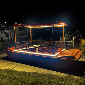 <span class=keywords><strong>Bateau</strong></span> électrique de tourisme de style antique, coque en LLDPE, marque ChiTong, <span class=keywords><strong>bateau</strong></span> de peinture aquatique 5 places pour villes anciennes et villes aquatiques - Product Image 4