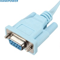 Cable Ethernet DB9 a RJ45, Cable de Red RJ45 a RS232, Cable de Consola de Interfaz de Red DB9 para Enrutador de Conmutador CISCO