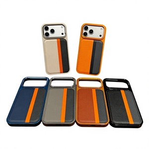 เคสโทรศัพท์หนัง PU แบบด้านป้องกันการตกกระแทกสำหรับ iPhone - Product Image 3