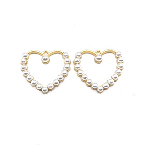 จี้รูปหัวใจมุกเกรด AA สำหรับทำเครื่องประดับ DIY สร้อยข้อมือ สร้อยคอ พวงกุญแจ ใช้ได้ทุกวัน - Product Image 5