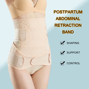 Bán buôn có thể điều chỉnh phụ nữ mang thai & thai sản bụng sau sinh Ban nhạc vùng chậu tráng hai mảnh thiết lập cho âm đạo mổ lấy thai - Product Image 4