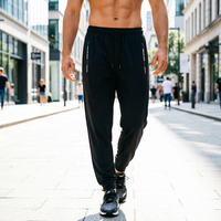 Pantalon Homme Personnalisé Service OEM Soie Glacée Décontracté Chic Été Écologique Séchage Rapide Voyage Pliable Faible Volume