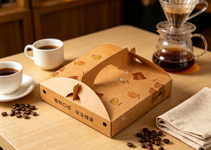 XINYUAN BGE-01 Eco-Friendly Recyclable Handmade High-End Four-Color Printed Embossed <b>Pulp</b> Paperboard Square Slotted Box Magnetic - Product Image 4