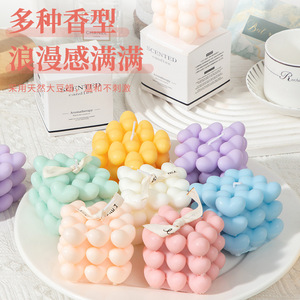 Northern Mu Heart Shaped Scented Candles Soybean Mixed Wax Valentine's Day Gift Decorations - Product Image 3