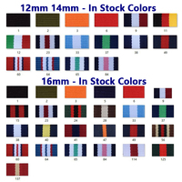 16mm 18mm 20mm 22mm Nylon rayé tissé bracelet de montre en vrac en gros ceintures de sécurité tissu montre-bracelet toile bracelets de montre bracelet