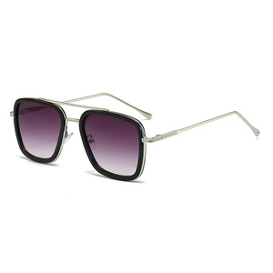 Nouvelles Lunettes de Soleil Carrées 2026 pour Hommes, Monture Métallique, Protection UV400, Anti-UV, Style EU/US - Product Image 1
