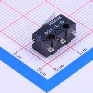 D2F-L-D Limit Switch Through hole Component (THT) Switch Single Pole Double Throw Side Rotation, Adjustable Rod 30V 3A - Product Image 1