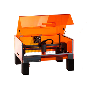 เครื่องแกะสลักเลเซอร์แบบไฟคู่ระบบอัจฉริยะ10W ไดโอดใช้งานง่ายสำหรับอะคริลิคโลหะพลาสติกไม้ไม้หนังหินรองรับ DXF PLT Ai - Product Image 2