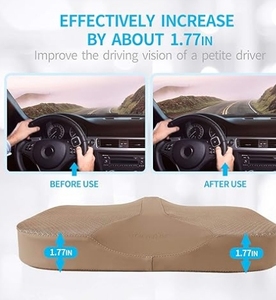 Cojín de asiento de espuma viscoelástica cómodo para Conductor de asiento de <span class=keywords><strong>coche</strong></span> o <span class=keywords><strong>silla</strong></span> de oficina de conductor de asiento de <span class=keywords><strong>coche</strong></span> personalizado - Product Image 2