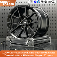 Jantes forgées en alliage d'aluminium GUDEAluminum, nouvelle version, best-seller, anthracite chrome VS-5RS VS5RS SM10RS 6061-T6, 17-23 pouces, pour voitures particulières