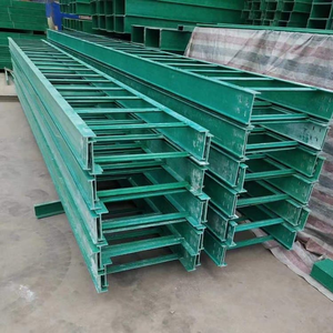 รางเคเบิล FRP, รางเคเบิลแบบรางกันไฟ, รางเคเบิลแบบบันได FRP วัสดุคอมโพสิตฉนวนกันความร้อน - Product Image 3