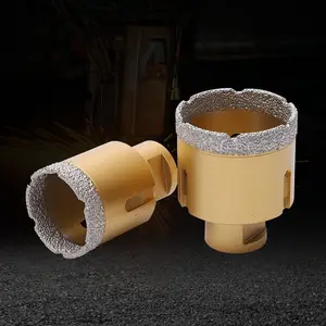 Koninklijke Sino 5 Stuks Boren Beton Marmer Keramische Droge Vacuüm Gesoldeerde Diamant Kern Boor Set Voor Glas