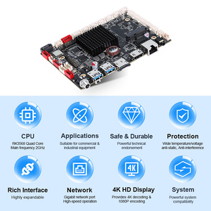 Placa Base de Desarrollo Industrial SBC RK3568 3288 3399 CPU Core 2GB 32GB DDR4 Original Android 12 Nueva con 128 GB de Capacidad de RAM Rockchip - Product Image 2