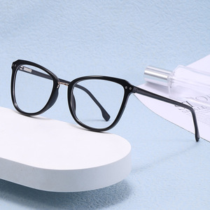 Monturas de Gafas Cuadradas Extra Grandes, Montura Completa, Lentes Planas con Protección Contra Luz Azul, Unisex, Lentes de PC, Origen Taizhou - Product Image 1
