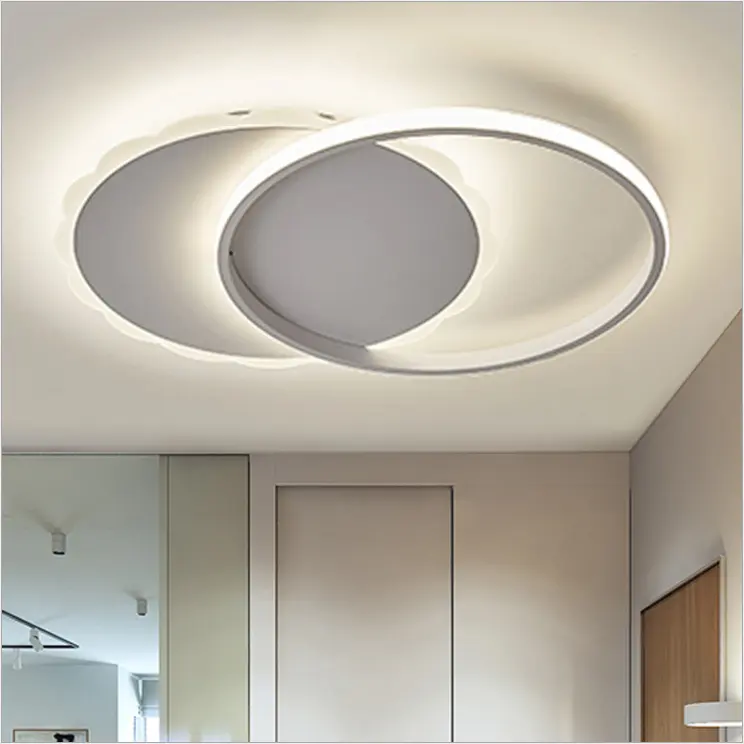 Simples Criativo Moderno lustre de Acrílico LEVOU Teto Luminária Restaurante Quarto Lâmpadas LED