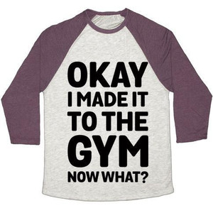 Ok, ho messo fuori IT pezzi per la palestra, ora cosa? Maglietta da baseball unisex Tri-Blend - Product Image 5