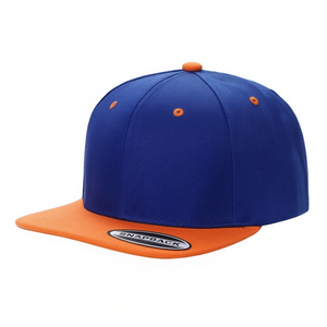 Casquette de baseball PS Poly Snapback bicolore unisexe adulte style hip-hop pour extérieur, plage, décontractée, sportive et tendance - Product Image 1