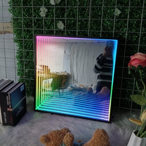 Insegna LED 3D Personalizzata con Effetto Specchio Infinito, Logo RGB in Acrilico, Insegna Pubblicitaria Luminosa per Aziende, Impermeabile IP65 - Product Image 6