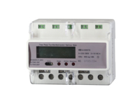 Medidor eléctrico inteligente monofásico con pantalla LCD RS485 Modbus RTU y medidor de energía de riel Din de relé bidireccional incorporado