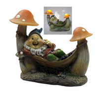 Statue de gnome pour gouttière, décoration de jardin, bloc anti-éclaboussures pour gouttière de toit