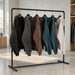เสื้อฮู้ดโอเวอร์ไซส์ผ้าฝ้าย 100% ทรงหลวม ไหล่ตก ใส่สบายสำหรับฤดูใบไม้ผลิ - Product Image 4