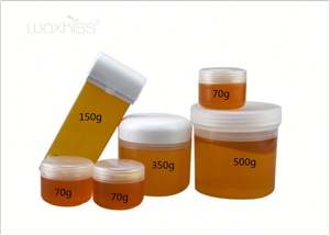 น้ำตาลแว็กซ์กำจัดขนสูตรธรรมชาติแบบใหม่ บรรจุภัณฑ์แบบกำหนดเอง 300 กรัม/น้ำตาลแว็กซ์ละลายน้ำได้ - Product Image 2