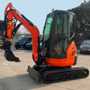 Mesin Excavator Mini Rumah Tangga Baru, Excavator Crawler 2 Ton, Mesin Kubota EURO 5 EPA, Excavator Crawler 2,5 Ton CE EPA - Product Image 5