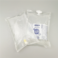 Sac en plastique liquide pour shampoing, gel douche, savon liquide pour les mains, 3L, avec pompe à pression et distributeur