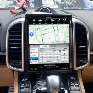 Autoradio PX6 Android 9, 4 go/64 go, Navigation GPS, DVD, stéréo, lecteur multimédia, unité centrale pour voiture Porsche Cayenne, PX6