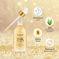 Sérum Visage Or 24K en Gros, Meilleure Vente, Éclaircissant, Raffermissant, Hydratant, Pur Sérum à la Feuille d'Or 24K et Nicotinamide