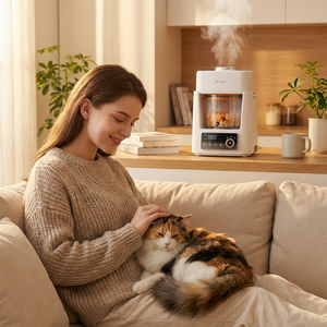 Machine de préparation d'aliments pour animaux de compagnie intelligente la plus tendance, automatique, électrique, pour des aliments frais et sains faits <span class=keywords><strong>maison</strong></span>, disponible à la vente mondiale - Product Image 1