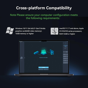 Escáner 3D Portátil Creality CR-Scan Raptor, Láser Azul e Infrarrojo NIR de Modo Dual, Alta Precisión de 0.02 mm para Ingeniería Inversa 3D - Product Image 5