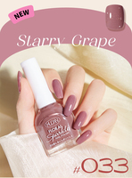 Kudan Nouveau Vernis à Ongles Multicolore 10ml Haute Saturabilité Sans UV, à Base d'Eau, Pelable