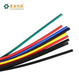 2753 Silicone Resin Coated 25kv Electric Insulating Fiberglass Glass Braided Heat Resistant Sleeving For Electric Motor Winding