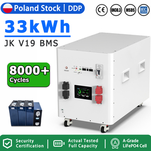Batería Lifepo4 de 8000 ciclos, 48V 51.2V 660Ah 33kWh con función de calefacción, batería móvil para suministro de energía, en stock en Polonia, DDP - Product Image 1