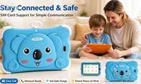 Tablet Anak Tangguh Pribadi 7-inci Gaming 12+256GB Dual SIM Tablet Baterai Besar Google Edukasi Tablet Anak Murah