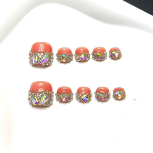 Uñas Acrílicas a Presión, Uñas Postizas Hechas a Mano, Uñas Falsas Engrosadas 3D Reutilizables - Product Image 4