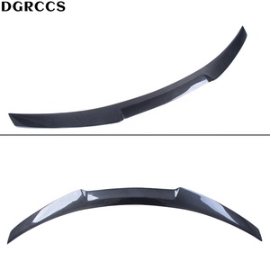 Q50 Q50S Q50L M4 Style Carbon Fiber <b>Rear</b> <b>Spoiler</b> Trunk Wing for <b>Rear</b> Bumper 2013-2023 Polished Tape - Product Image 4