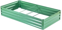 Kit de jardinière de jardin en métal au design moderne Boîte à fleurs surélevée pour la maison pour les légumes et les fleurs