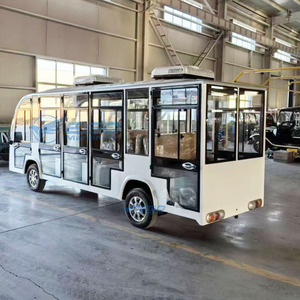 Autobús Turístico Eléctrico de Nueva Energía, Autobús Turístico Cerrado, Autobús de Transporte de 8-23 Asientos con Puerta de Vidrio - Product Image 5