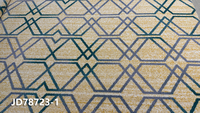 Moquette Axminster sur mesure moderne en laine mur à mur pour restaurants, avec poils longs antidérapants réversibles pour hôtels